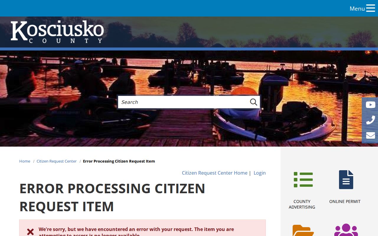 Kosciusko County Clerk public records request form