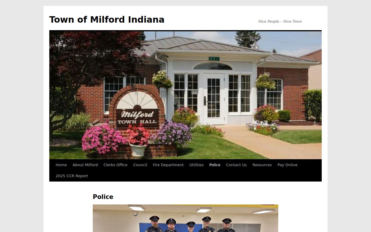 Milford warrant records police department and county dispatch source